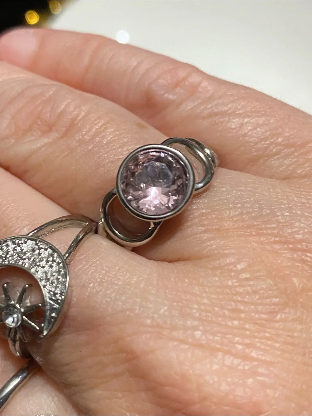 Silver-tone Ring Set